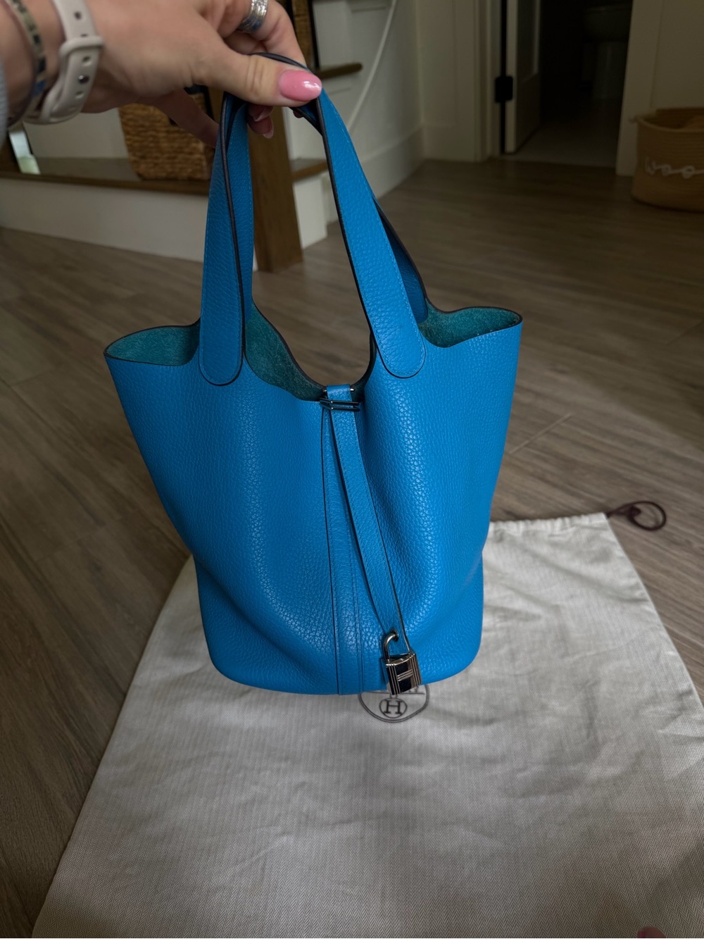 Hermes Blue Picotin 22 🩵 AUTHENTIC